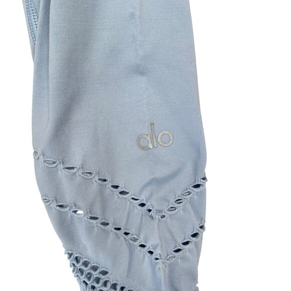 Alo Yoga Pants Ice Blue Athletic Leggings, Small - Picture 4 of 6